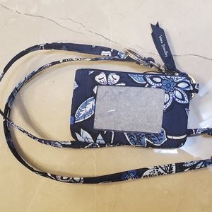 Vera Bradley Zip ID lanyard